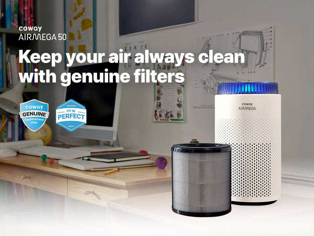 Coway Airmega 50 – Pidä ilma aina puhtaana alkuperäisillä suodattimilla